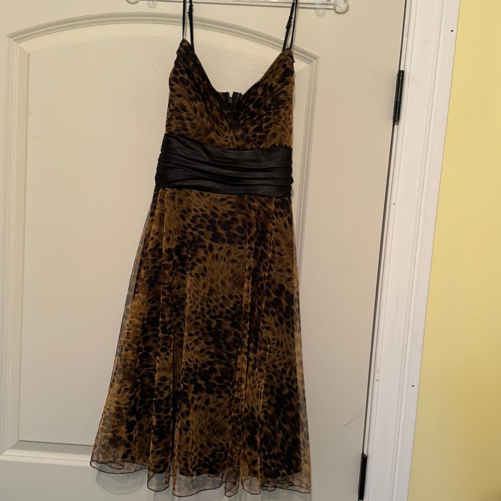 Leopard party dress